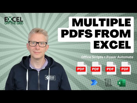 How to create Multiple PDFs from Excel (Office Scripts + Power Automate) | Excel Off The Grid