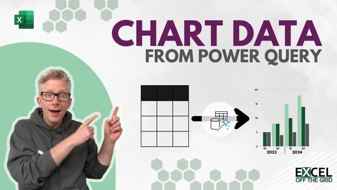 How to create chart data from Power Query | Excel Off The Grid