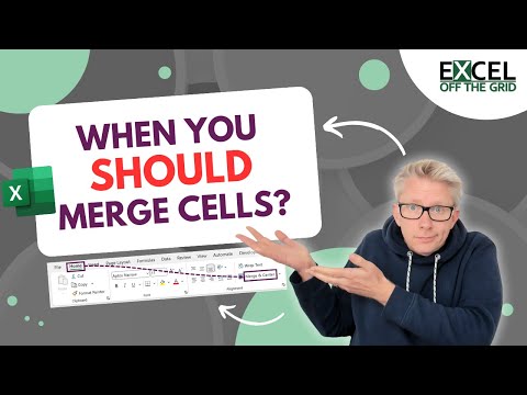 3 Scenarios where you SHOULD merge Cells in Excel | Excel Off The Grid
