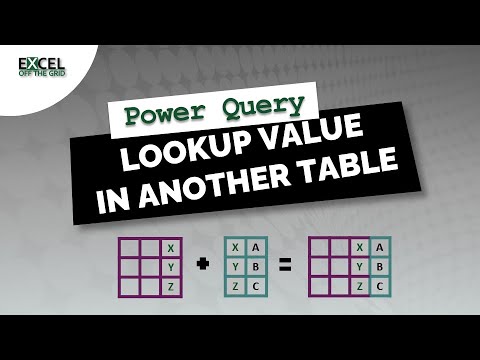 Lookup Values with Merge | Power Query | Excel Off The Grid