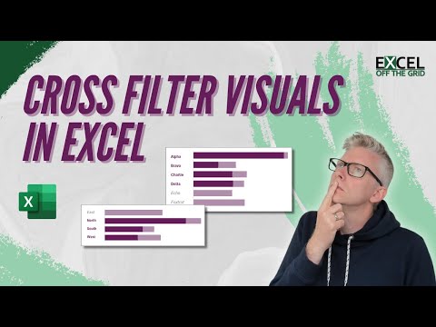 Cross filter visuals in Excel | Amazing interactive charts | Excel Off The Grid