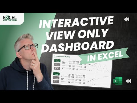 Create Shareable, Interactive, View Only Dashboards from Excel | Excel Off The Grid