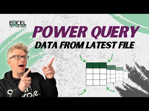Get data from the latest file in a folder with Power Query | Excel Off The Grid