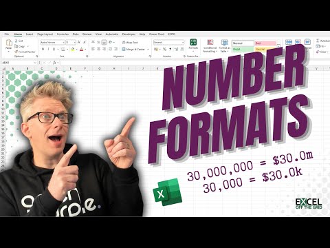 Change number format based on cell value | Excel Off The Grid