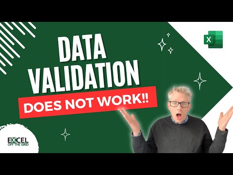 Don't trust data validation in Excel! | Excel Off The Grid