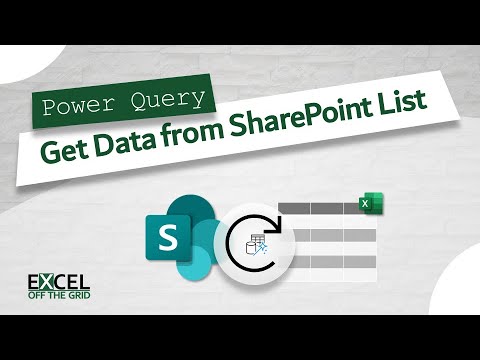 Power Query: Get data from SharePoint lists | Excel Off The Grid