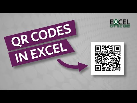 3 ways to create QR Codes in Excel for free | Excel Off The Grid