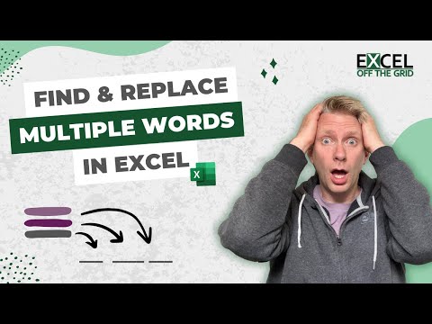 Find & Replace multiple words in Excel | REDUCE & SUBSTITUTE | Excel Off The Grid