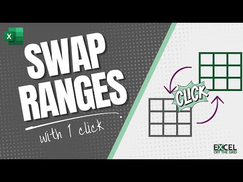 How to easily swap ranges in Excel (1 click) | Excel Off The Grid