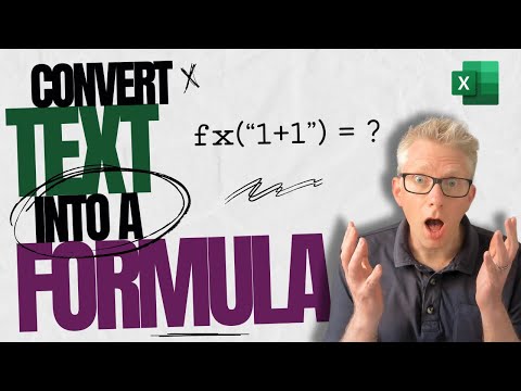 Convert Text to a Formula in Excel | The CRAZY method for tough Excel problems.