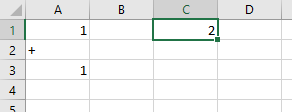 result of evaluate example named range