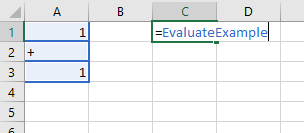 evaluate example named range