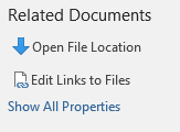 Excel Linked Word - File Edit Links
