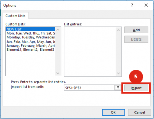 Using Custom Lists in Excel - Excel Off The Grid