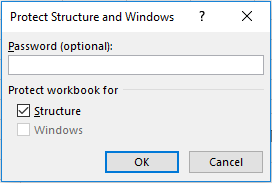 Protect Workbook - Windows Disabled