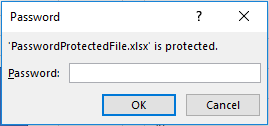 VBA File Protection - Password Protected
