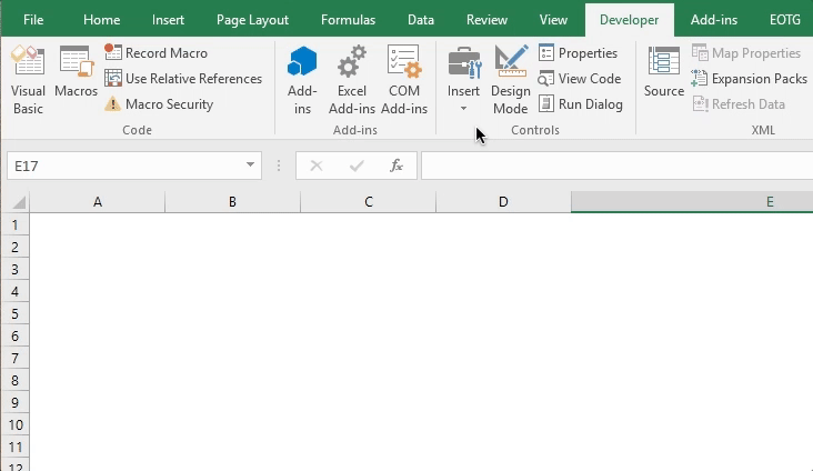 Create Button for Document Control Template