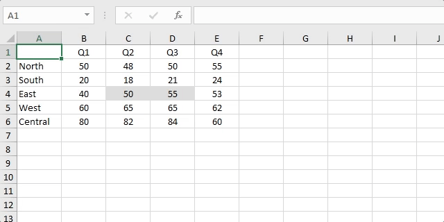 Intersection Operator with Named Ranges