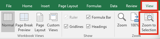 Vba Code To Control Excel S Zoom Settings Excel Off The Grid