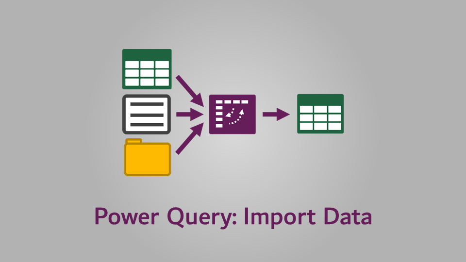 Get data into Power Query - 5 common data sources