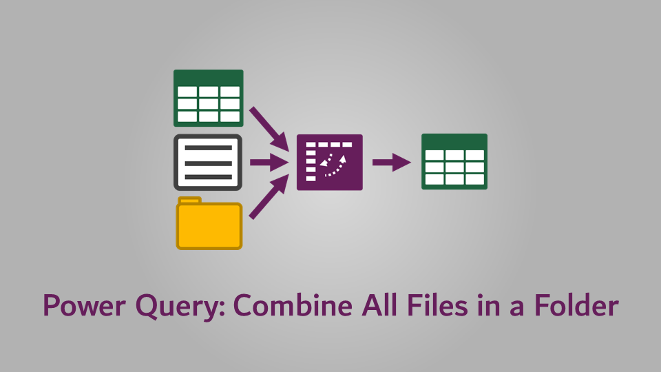 Get data from folder in Power Query: combine files quickly