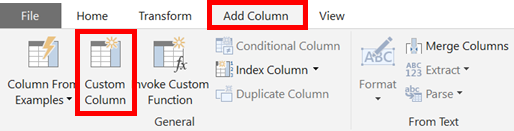 Add Column - Custom Column