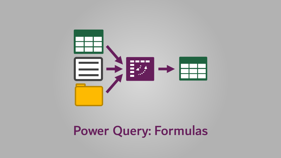 Power Query - Formulas