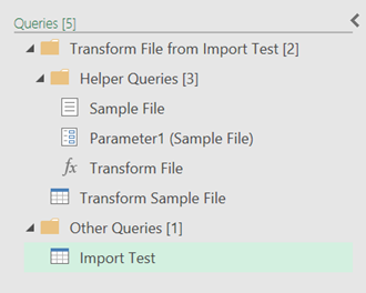 Groups in the Queries List