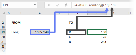 RGB from Long