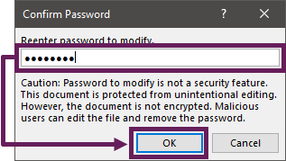 Confirm Modify Password
