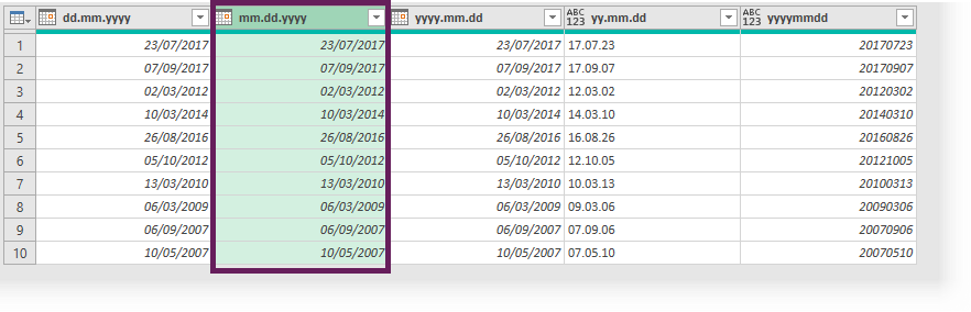 Power Query - US date format shown using Locale method