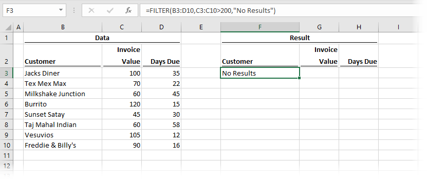 Filter Function In Excel Excel Off The Grid