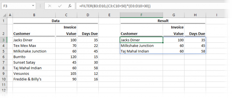 Filter Function In Excel How To 8 Examples 1598