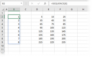 SEQUENCE function in Excel - Excel Off The Grid