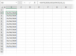 SEQUENCE function in Excel - Excel Off The Grid