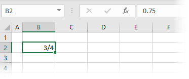 Select Fraction from Custom Number format