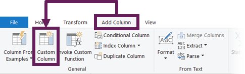 Add column - Custom Column