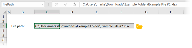 Example solution - updated file path