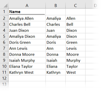 Using Formulas to split text in a cell