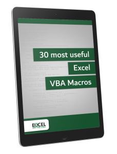 30 useful VBA codes for excel