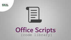 Office Scripts - Worksheets