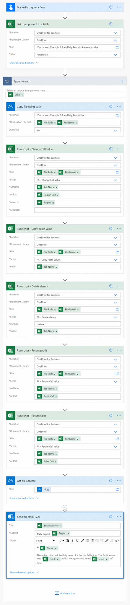 Use Office Scripts with Power Automate - Excel Off The Grid