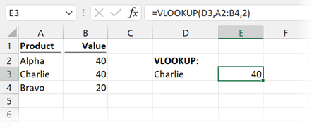 VLOOKUP wrong arguments correct result