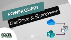 Power Query - Connect to SharePoint and OneDrive - Featured Image