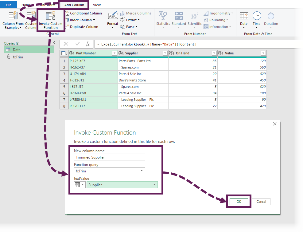 Invoke Custom Function