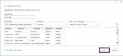 Get data from folder in Power Query: combine files quickly