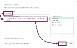 Power Query: Lookup value in another table with merge