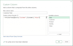 How to use Power Query Custom Functions