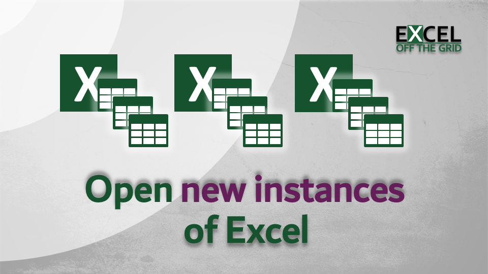 Featured Image - New Instance of Excel