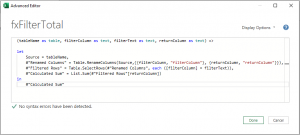 How to use Power Query Custom Functions